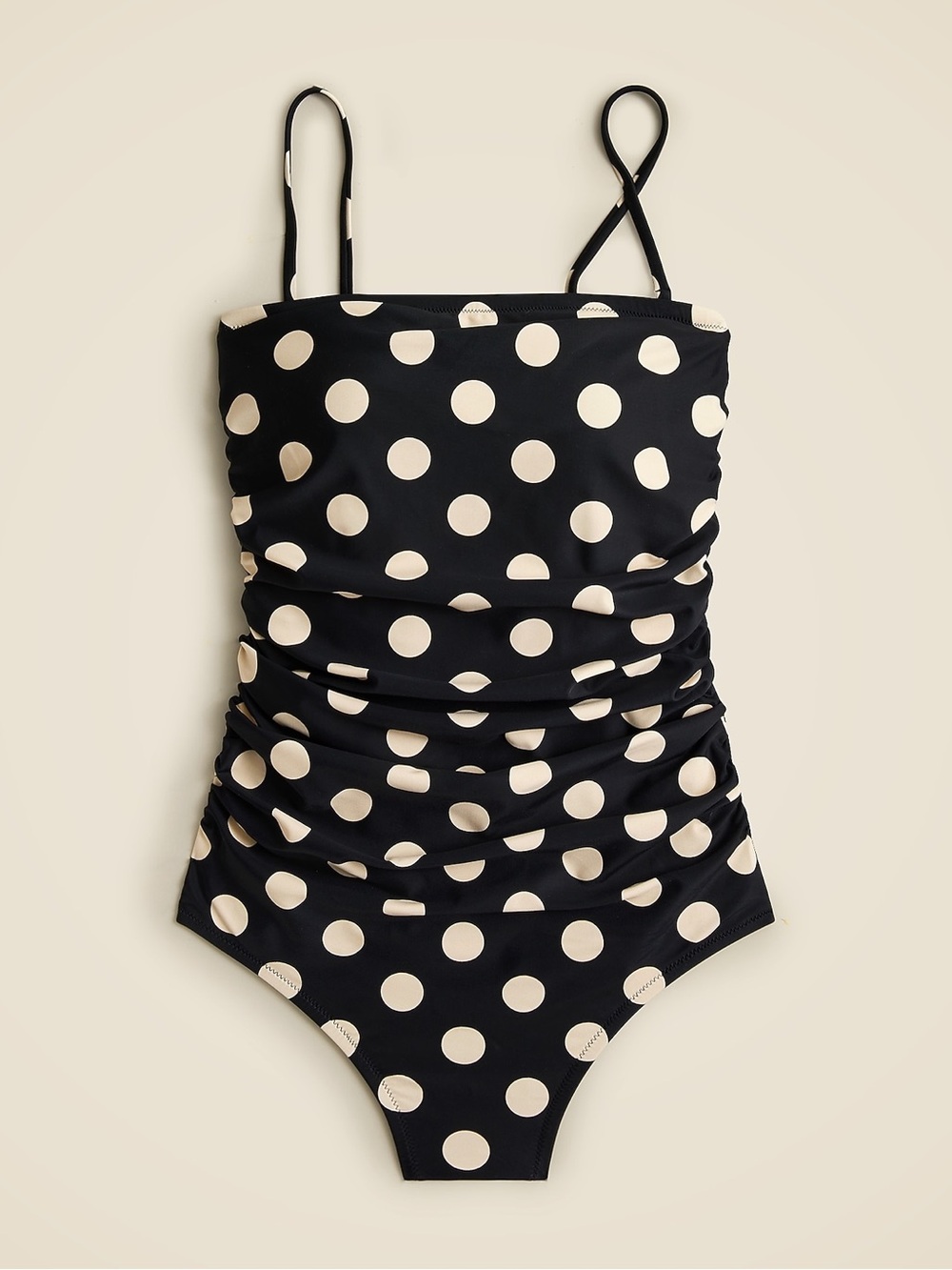 NWT J. Crew Gemma Ruched Bandeau Swimsuit